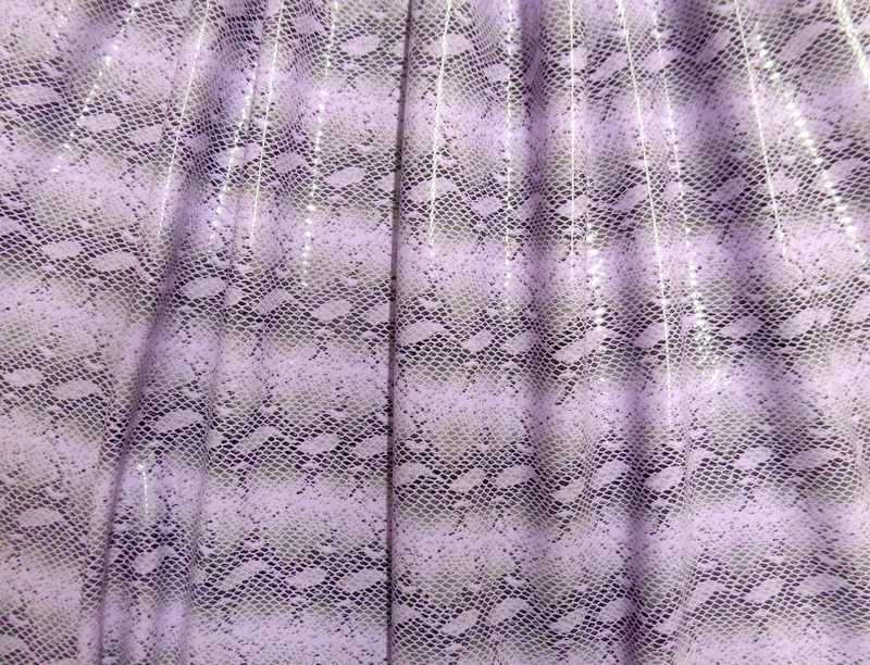 10.Lavender Metallic Snake Skin Print